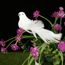 12pcs Artificial Foam Simulated Bird DIY Craft Home Party Wedding Ornament Props
