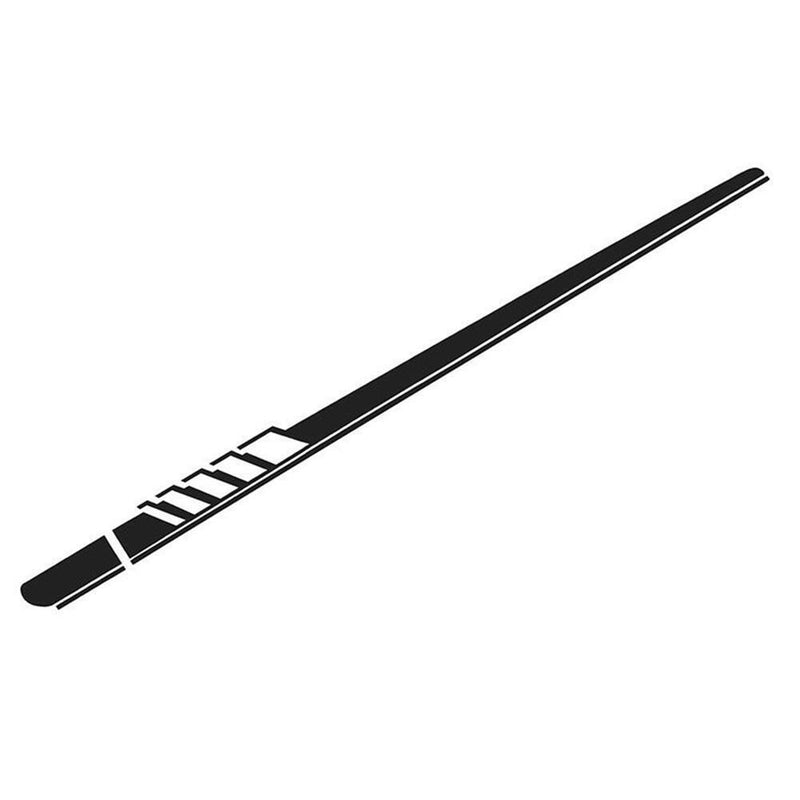 2pcs Side Body Vinyl Decals Long Stripe Stickers for Mercedes-Benz (Black) Newly