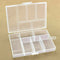Portable Plastic 6-Compartment Storage Container Small Y4S0 Case F6E4