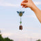 DIY Point Drill Diamond Painting Acrylic Wind Chime Bell Pendant Art Mosaic