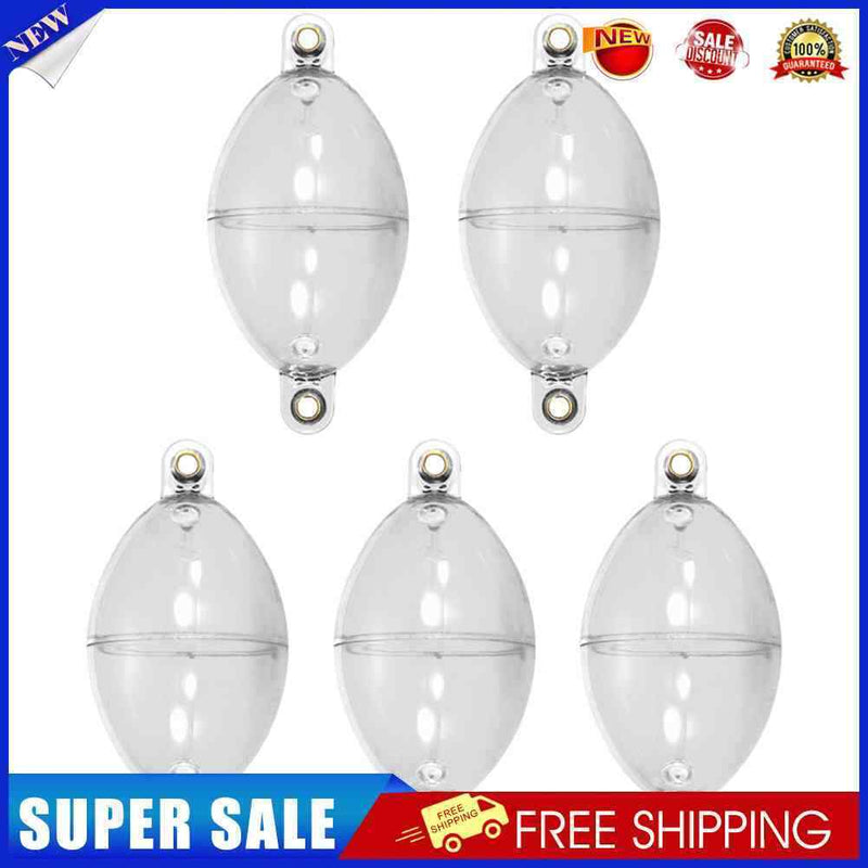 #A 5pcs Water Injection Ball Fish Floats Fishing Buoy Bobber Angling Accessories