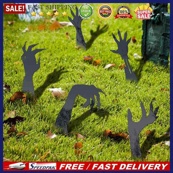 Halloween Acrylic Plugin Home Decor Ghost Hand for Terraces Backyards Sidew