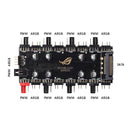 1 to 8 Multi Way Splitter RGB PWM Hub Speed Controller Adapter (5V 3Pin) Newly