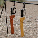 Barbecue Charcoal Clip Cover Outdoor Camping Picnic Cookware Fire Tongs Pouch