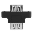 HDMI-compatible Female to Female Adapter Screw Lock Panel Cable Extender Co