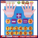 Intelligence Mathematics Felt Numbers Toddler Brain Development Counting Finger