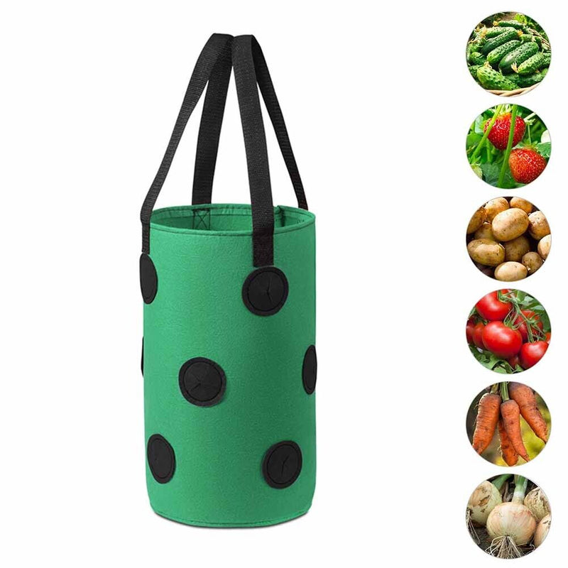 Bonsai Hanging Grow Potted Bag Garden Vegetable Vertical Planting Felt Container