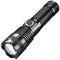 zoom Zoomable Torch Lamp Battery Power LED Glare Glashlight USB Charging
