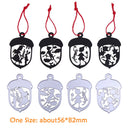 4pcs DIY Bookmark Cutting Dies Stencils Scrapbook Embossing Album Card Gift