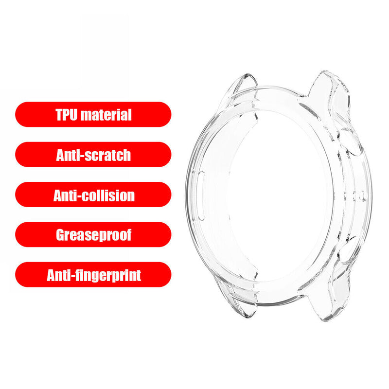 Soft TPU Case for TicWatch Pro 3 Pro 3 Lite Smartwatch Accessories (White) Newly