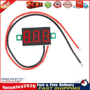 0.36 inch DC4-40V Digital Voltmeter Display Volt Meter Gauge Tester (Red) Newly