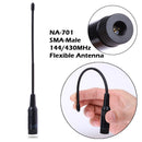 Dual Band-144 / 430MHz NA-701 SMA-Male Radio Flexible Antenna for Base
