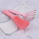 Plastic Scalp Massage Comb Set Relieve Fatigue Curly Hair Comb Hair Brush Newly