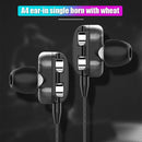 A4 In Ear Headphones with Mic 3.5mm Hi-Fi Earphones Earbuds Headset for PC Laptop