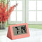 Mini LCD Digital Electronic Desktop Time Clocks Silent Desk Clocks (Orange)