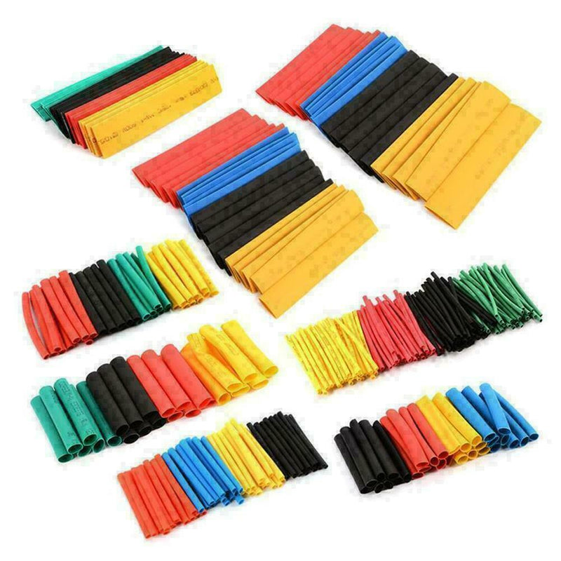 328PCS 2:1 Polyolefin Heat Shrink Tubing Tube Sleeve Y2D6 I6T1 H5N6 Wire Q9E2