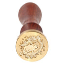 Animal Pattern Fire Painting Stamp Wax Seal for Stamping Envelope Card (E) Newly