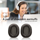 Sheepskin Ear Cushions for Audio Technica ATH M50x M20 M40 M40x (Black) Newly