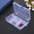 5x Plastic Adjustable Box Divider Clip Lock Jewelry Earring Case for Kol
