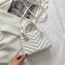 Women Fashion PU Leather Handbag Purse Lady Zipper Casual Messenger Bag