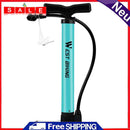 WEST BIKING Bike Tire Inflator 120PSI Steel MTB Road Bike Air Pump for Football
