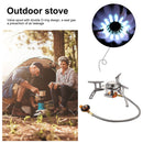 Outdoor Gas Stove Camping Folding Stainless Steel Electronic Cooking Split St