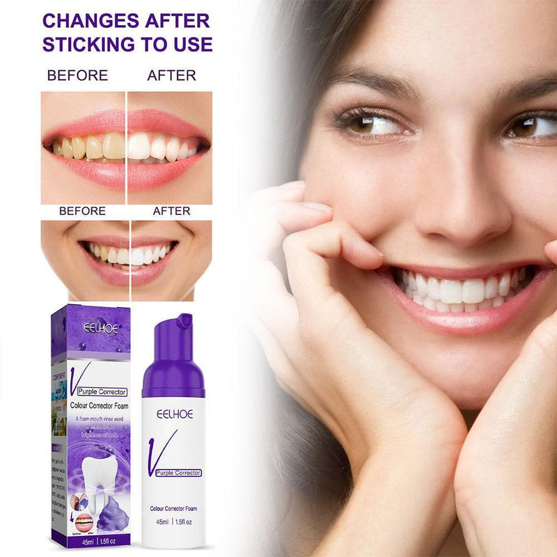 Foaming Whitening Toothpaste Cleans Tartar Stains Fresh Breath Whitens Teeth`