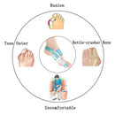 Toe Straightener Foot Care Foot Finger Separator Foot Pain Relief Feet Protector