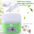 Electric Hearing Aid Dryer 3/6 Hour Timer USB Earphone Dehumidifier Drying Case