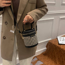 Female Leopard Pattern Shoulder Bag Women Zipper Mini Casual Top-Handle Bag