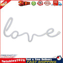 LOVE Sign LED Neon Light USB/Battery Powered Home Party Decor Lamp (Pink) Newly