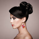 5D DIY Diamond Painting Earrings Kit Irregular Double-sided Drill (RZ025)