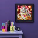 5D DIY Diamond Painting Full Round Drill Animal Mosaic Picture Decoration G