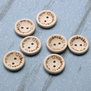 (100pcs/pack) Handmade with love Buttons Scrapbooking Sewing 20mm  Newly