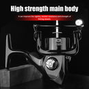 Spinning Fishing Reel Gear Ratio 5.2/1 Max Drag 8kg Carp Fishing Saltwater Wheel