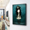 Oil Paint By Numbers Little Girl Coloring Picture Digital