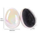 Detangling Soft Egg Round Comb Anti Static Straightening Hair Brush Salon Too