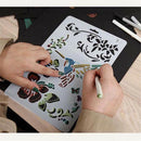Paper Card Scrapbooking Embossing Template Layering Stencils Wall Painting