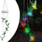 Solar Wind Chime Lamps Hanging Lights Home Garden Yard Decor (Hummingbird) Newly
