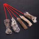 5pcs Funny Elastic Plastic Long Rod Colorful Plush Spring Teach Cat