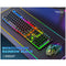 T6 Gaming Keyboard Mouse Mouse Pad Wired RGB Backlight 3-in-1 Kit (Black)