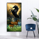 Horse 5D DIY Full Diamond Animal Round Diamond Rhinestone Diamond Painting