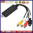 USB 2.0 Video Capture Card VCR VHS TV to DVD DVR Digital Converter Audio Adapter