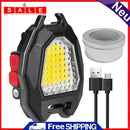 Multifunctional COB Pocket Keychain Light Emergency Work Light (Iron Box)