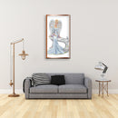 5D Diy Diamond Painting Angel Lady Special-shape Partial Drill Mosaic Wall Ar