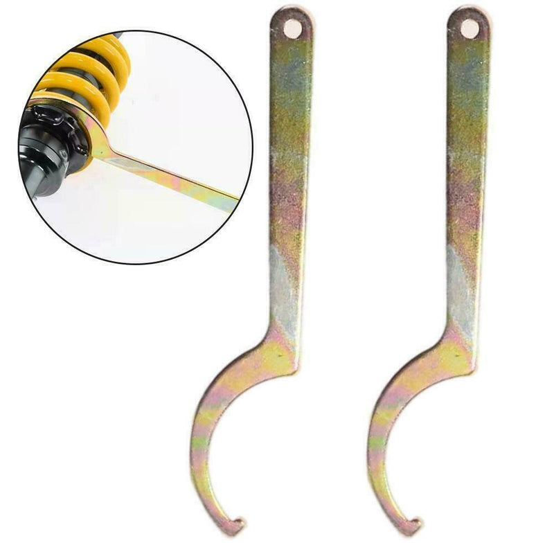Metal Motorcycle Shock Absorber Suspension Tool C Spanner Pre- - load P0I2 E6B4
