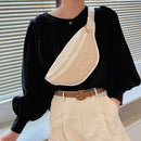 Straw Chest Packs Fanny Belt Bags Fashion Summer Messenger Crossbody Bag Pouch