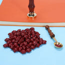 100pcs Five-Pointed Star Stamp Paint Wax Envelope Card Sealing Wax(Dark Red