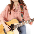 Guitar Strap Adjustable Belt for Acoustic Guitar Instrument Parts (Red) Newly