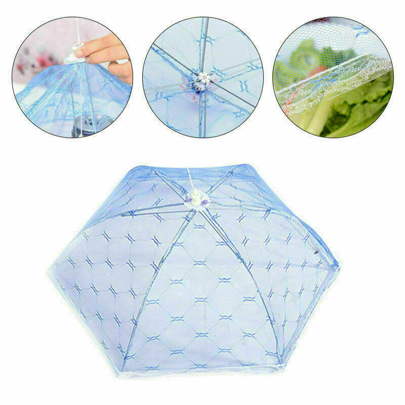 Durable Folding Food Cake Anti Fly Net BBQ Covers Insect I8T4 CL M2E4 Fold O5P7
